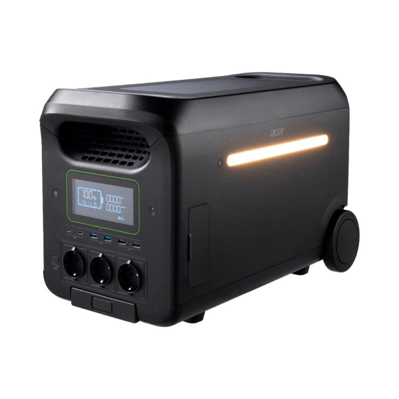 Power station 3000W Black