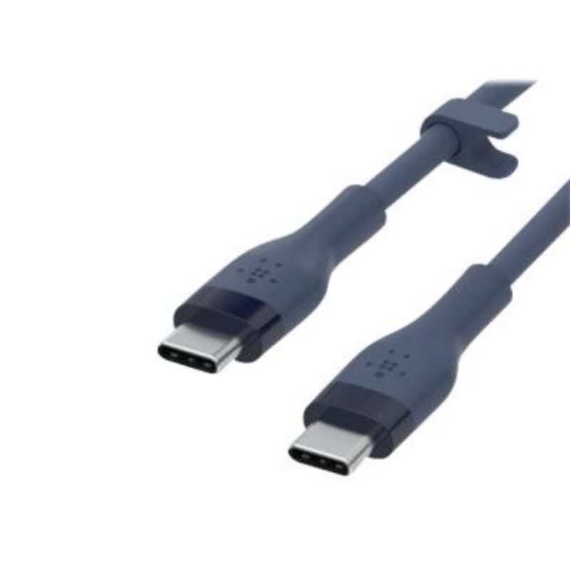 Cbl Silicone USB-C X2 1M bleu Belkin Cbl Silicone USBC USBC