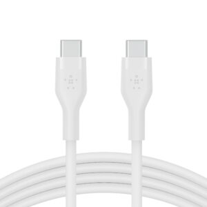 Câble USB-C mâle-mâle 24pin 3m - Blanc