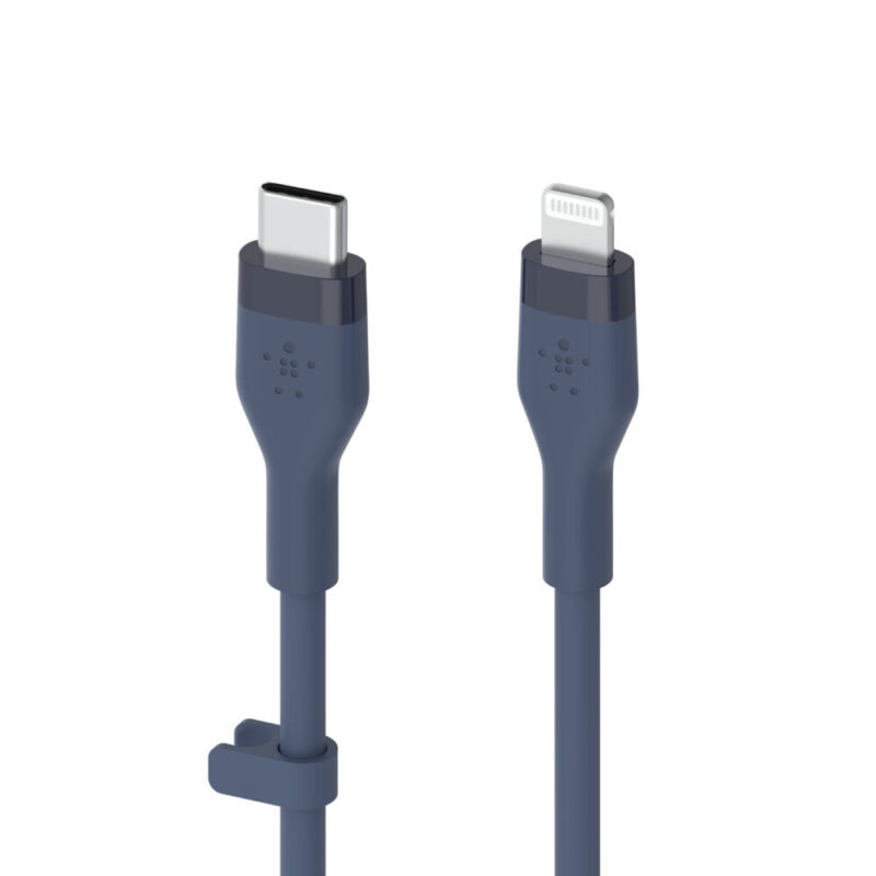 Cbl Silicone USB-C LTG 2M blue Belkin Cbl Silicone  USB-C LTG