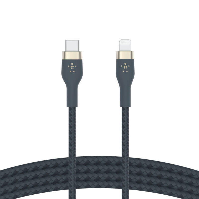 Cbl S tressé USB-C LTG 3M ble Belkin Cbl Silicone tressé US