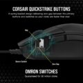 Corsair SABRE RGB PRO souris Droitier USB Type-A Optique 18000 DPI