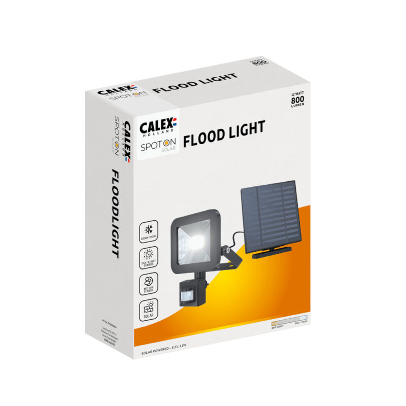 Solar Floodlight with separate panel