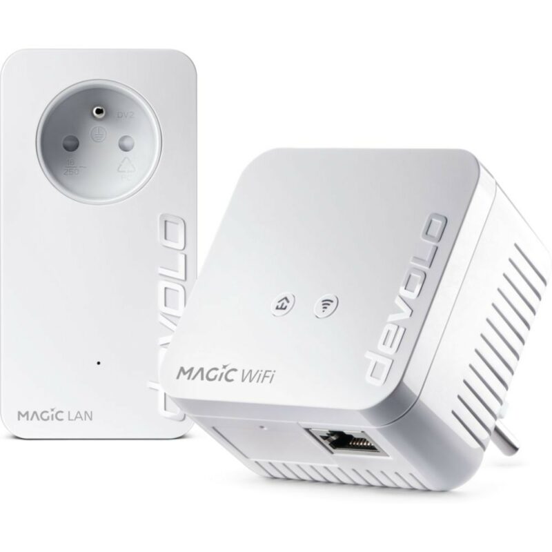 Kit de démarrage : 2 adaptateurs CPL WiFi devolo Magic 1 Mini