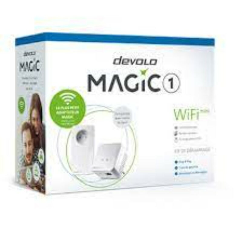 Kit de démarrage : 2 adaptateurs WiFi CPL Magic 1 Mini - Blanc