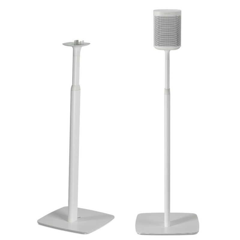 PIED AJUSTABLE ONE - Blanc Pied pour Sonos One P1 (x2)