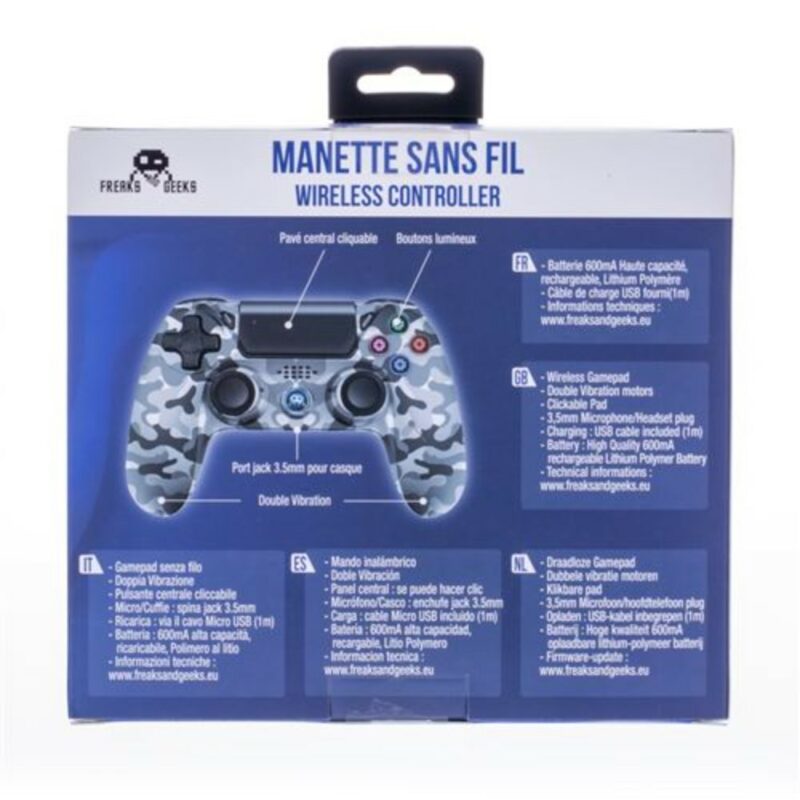Manette sans fil pour PS4 - Camo Gris