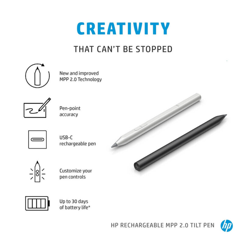Stylet inclinable rechargeable MPP2.0 - Noir