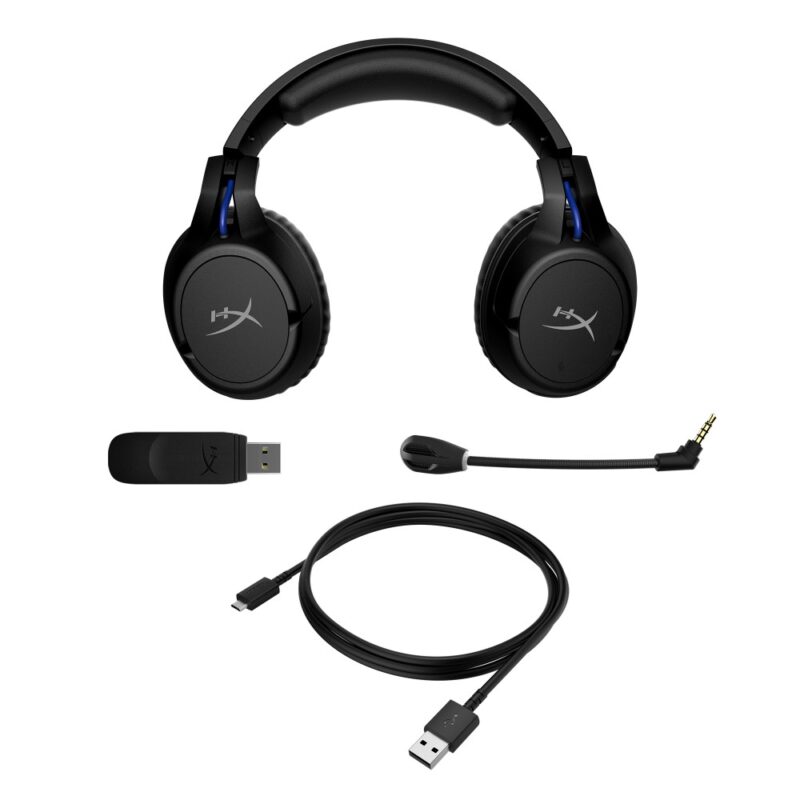 Micro-casque gaming sans fil Cloud Flight pour PS4 / PS5 - Noir & Bleu