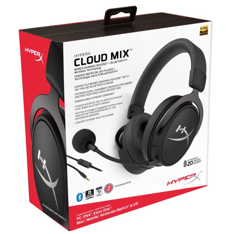 Micro-casque gaming filaire Cloud Mix - Noir