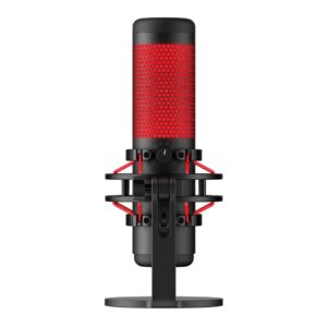 Microphone gaming/streaming filaire QuadCast - Noir & Rouge