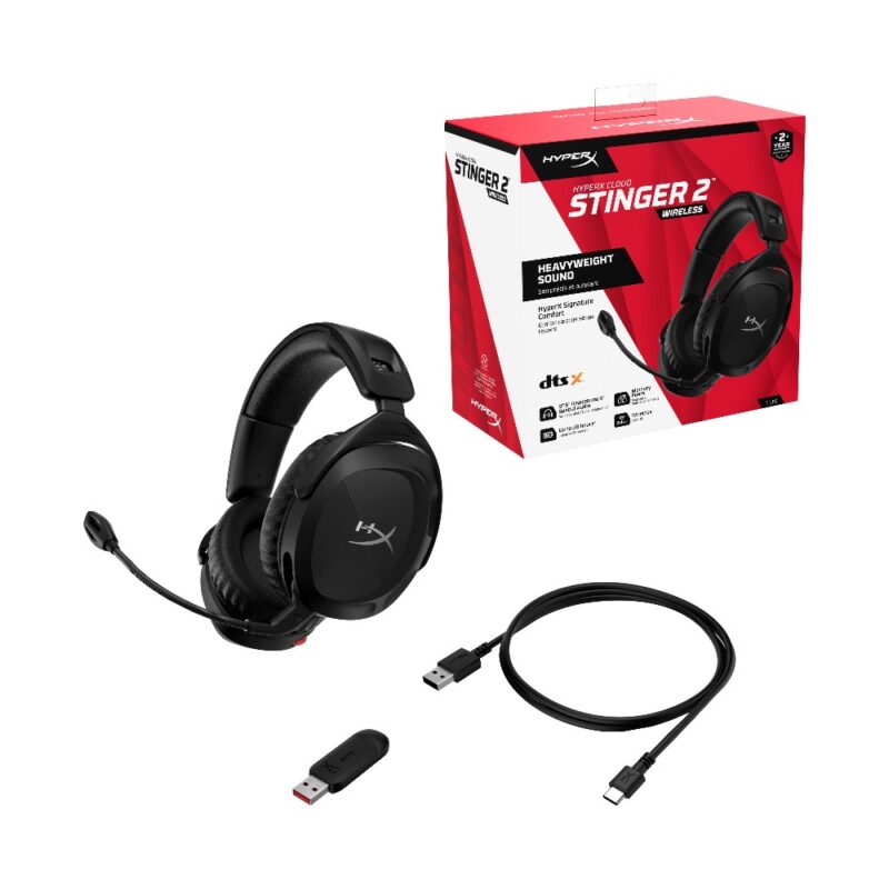 Casque audio gaming sans fil Cloud Stinger 2 - Noir