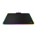 Tapis de souris gaming avec éclairage LED Ultra RGB - Noir