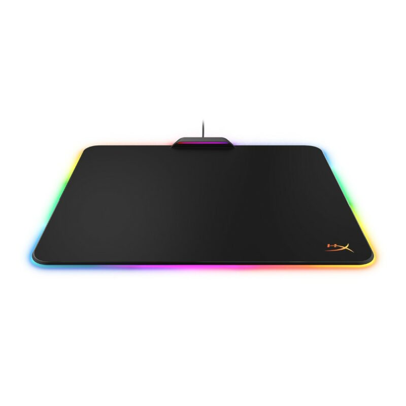 Tapis de souris gaming avec éclairage LED Ultra RGB - Noir