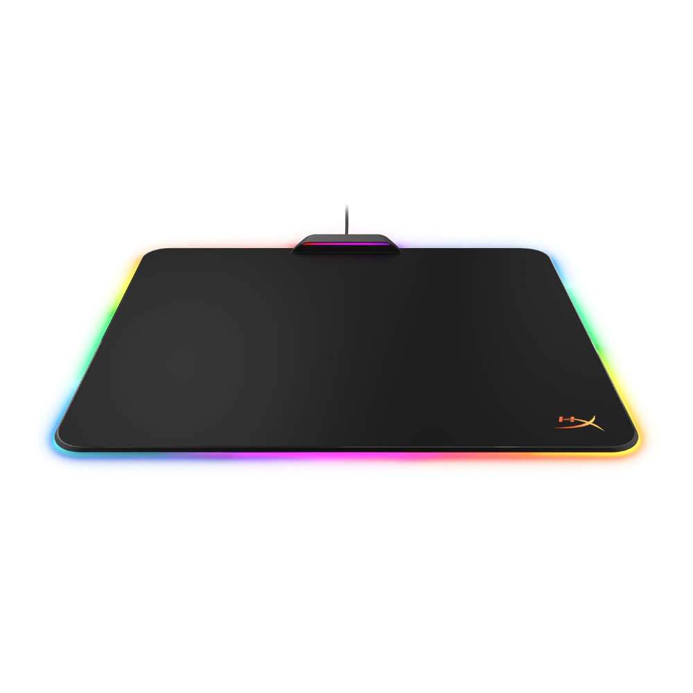 Tapis de souris gaming avec éclairage LED Ultra RGB - Noir - La