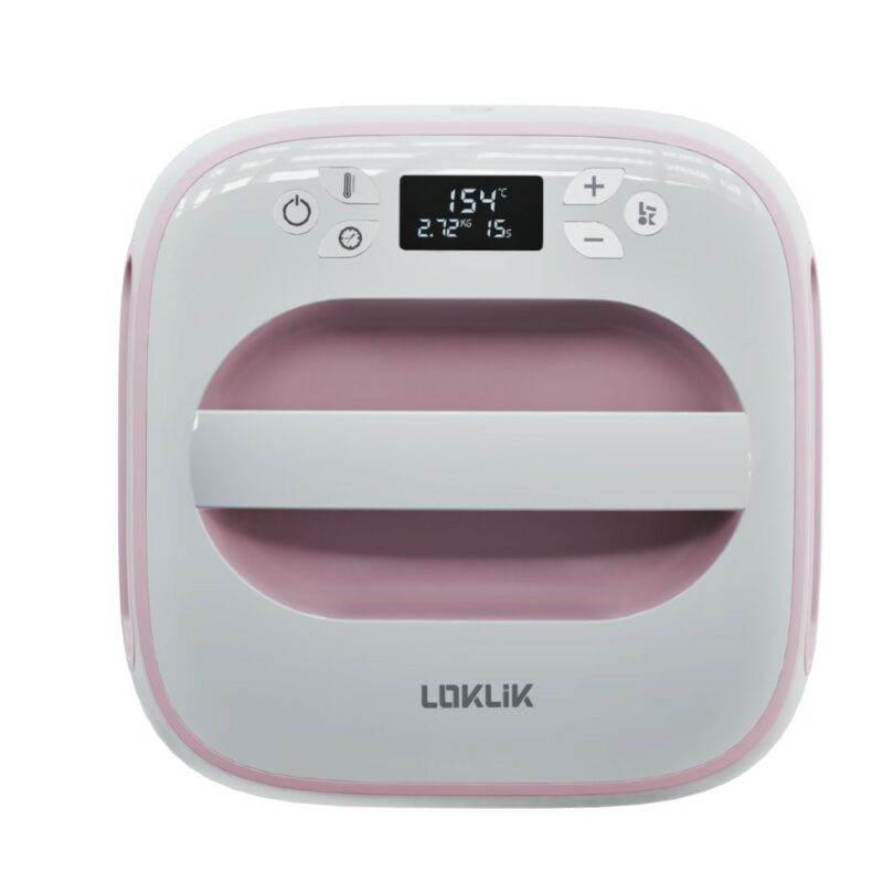 LOKLIK Easy Heat Press - Pink Presse à chaud à main- Pink