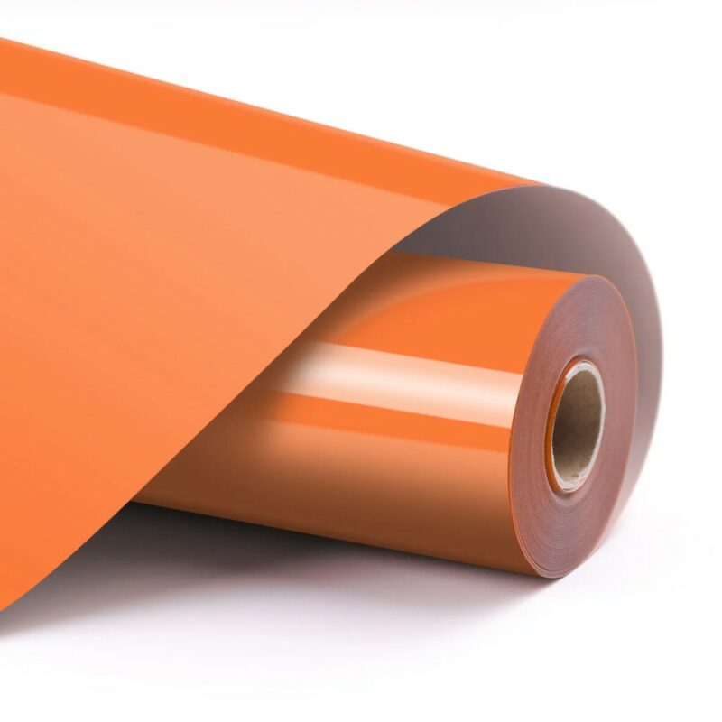 Heat Transfer Vinyl  Orange Transfert vinyle - Orange