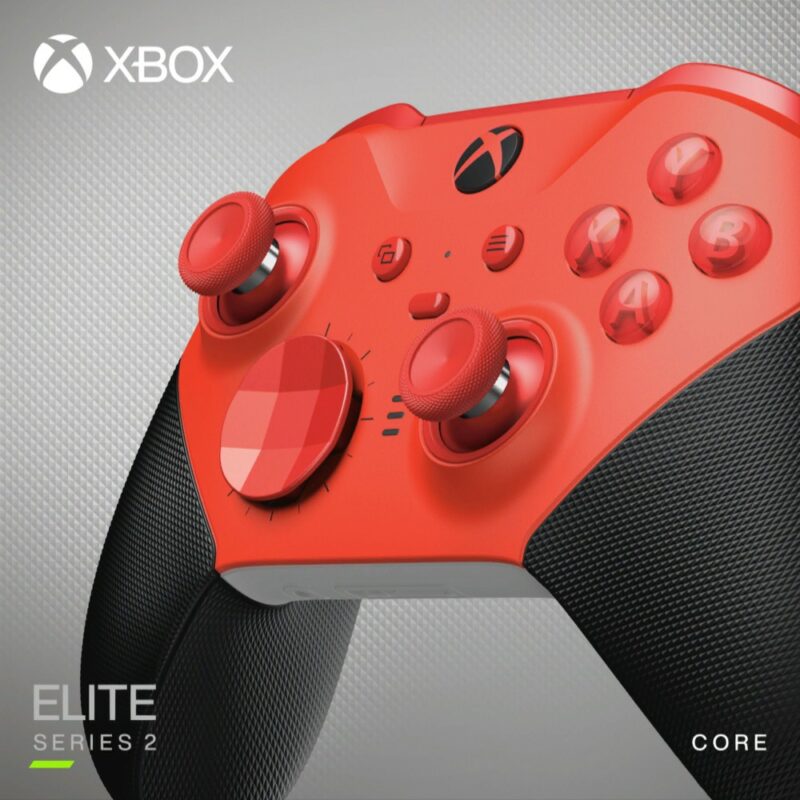 Manette Xbox sans fil Elite Series 2 Core - Noir & Rouge