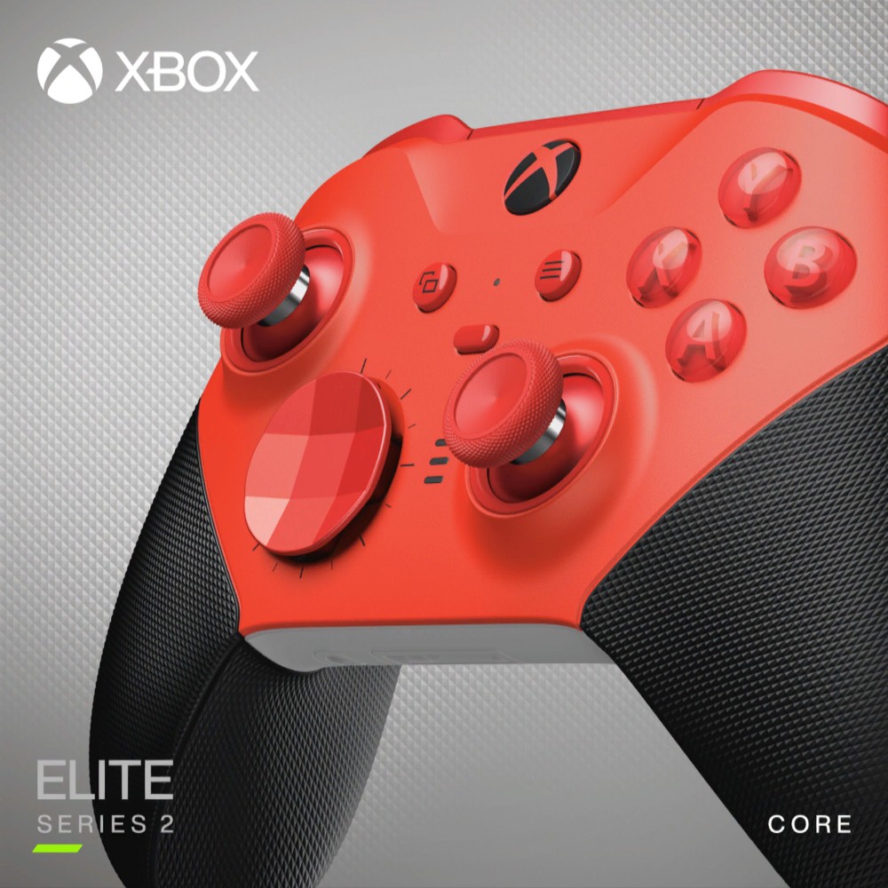 Manette Xbox sans fil Elite Series 2 Core - Noir & Rouge - La Vitrine  HighTech