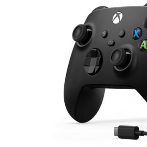Manette Xbox sans fil avec câble de charge PC - Noir