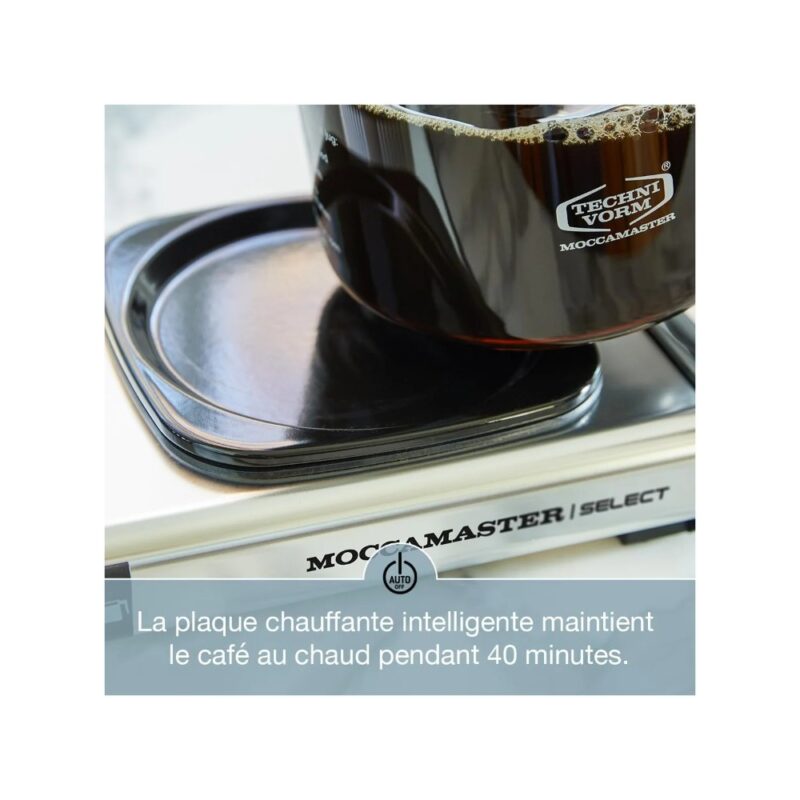 Cafetière filtre entièrement automatique KBG Select 1,25L - Argent