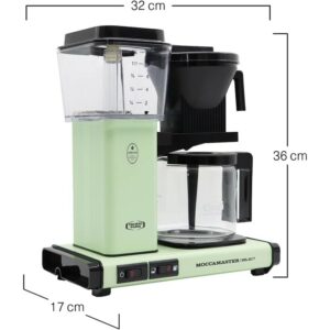 Cafetière filtre entièrement automatique KBG Select 1,25L - Vert pastel