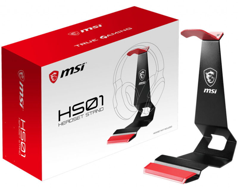 MSI HS01 HEADSET STAND accessoire pour casque /oreillettes Support de casque