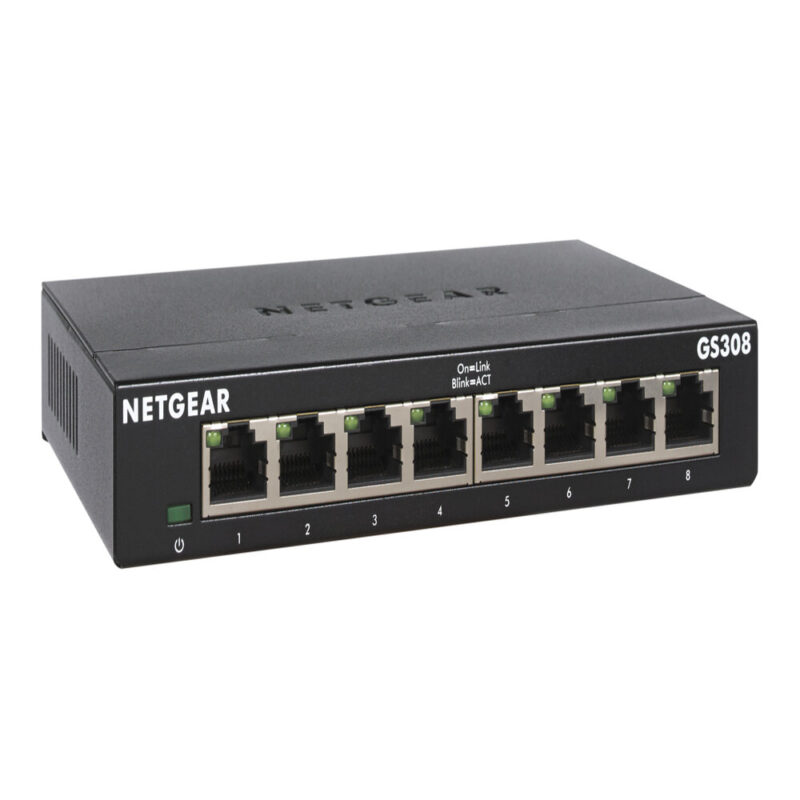 SWITCH NON MANAGEABLE 8PORTS Unmanaged Switch (GS308)