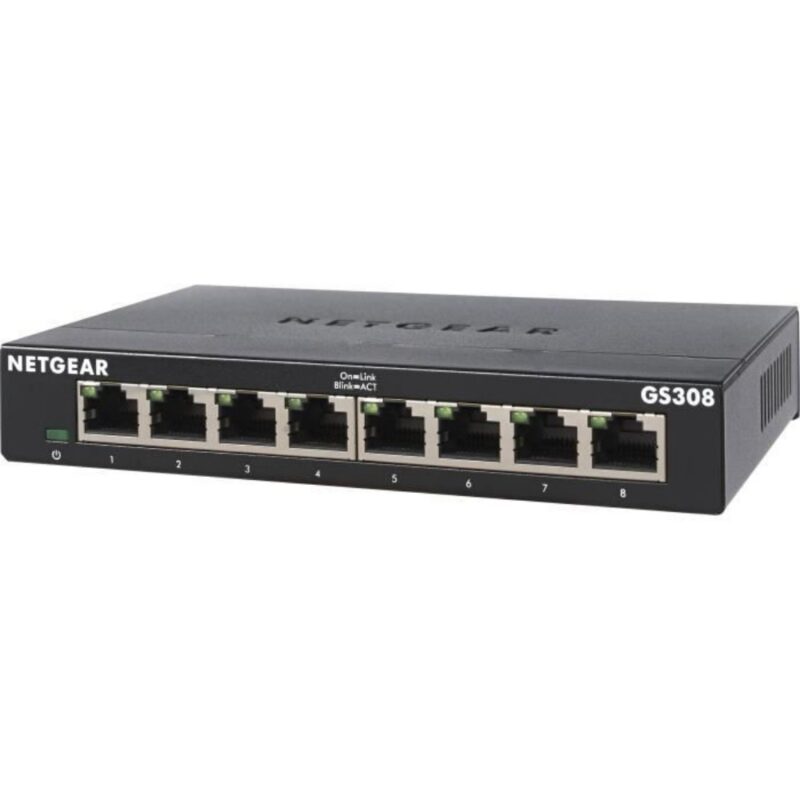 SWITCH NON MANAGEABLE 8PORTS Unmanaged Switch (GS308)