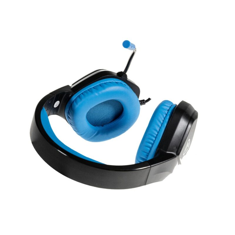 Casque-micro gaming CM-5 pour PS5 - Noir & Bleu