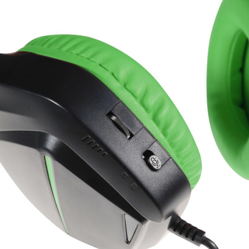 Casque-micro gaming CM-5 pour Xbox - Noir & Vert