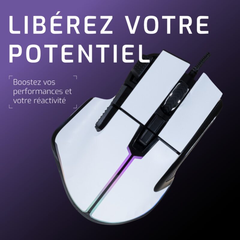 Souris gaming filaire SO-320 - Blanc