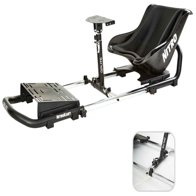 Kit de simulation gaming familial Nitrokart Family Pack - Noir
