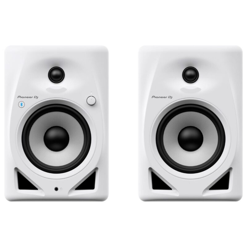 Paire d'enceintes de monitoring DJ Bluetooth DM-50D BT - Blanc