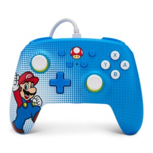 PowerA Manette filaire améliorée Mario Pop Art pour Nintendo Switch