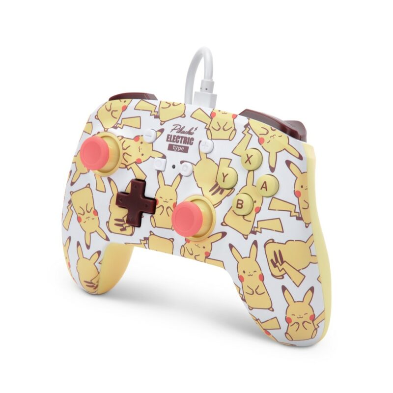 Manette filaire Pokémon Pikachu Blush pour Nintendo Switch