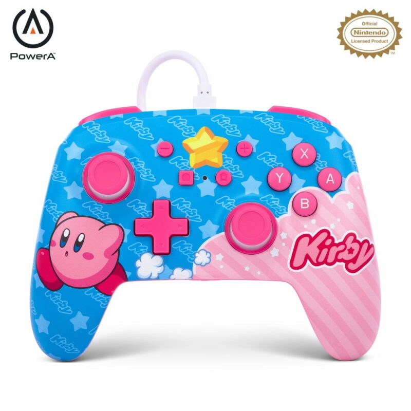PowerA Manette filaire Kirby pour Nintendo Switch