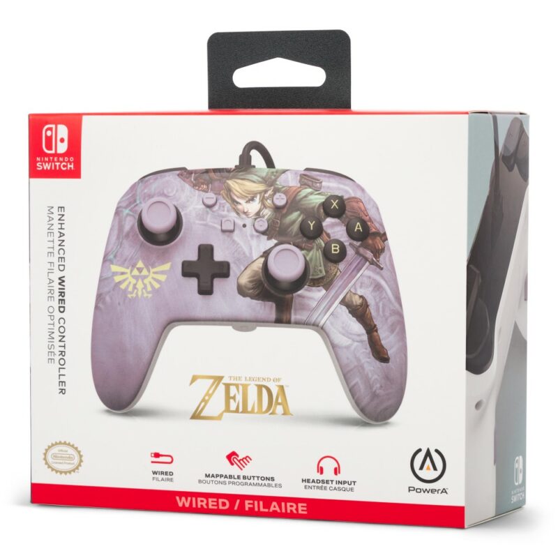 Manette filaire améliorée Legend Of Zelda pour Nintendo Switch