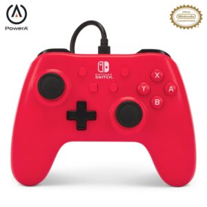 PowerA Manette filaire pour Nintendo Switch - Rouge