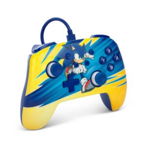 Manette de jeu filaire édition Sonic Boost pour Nintendo Switch