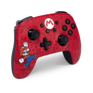 Manette sans fil améliorée Mario Here We Go pour Nintendo Switch