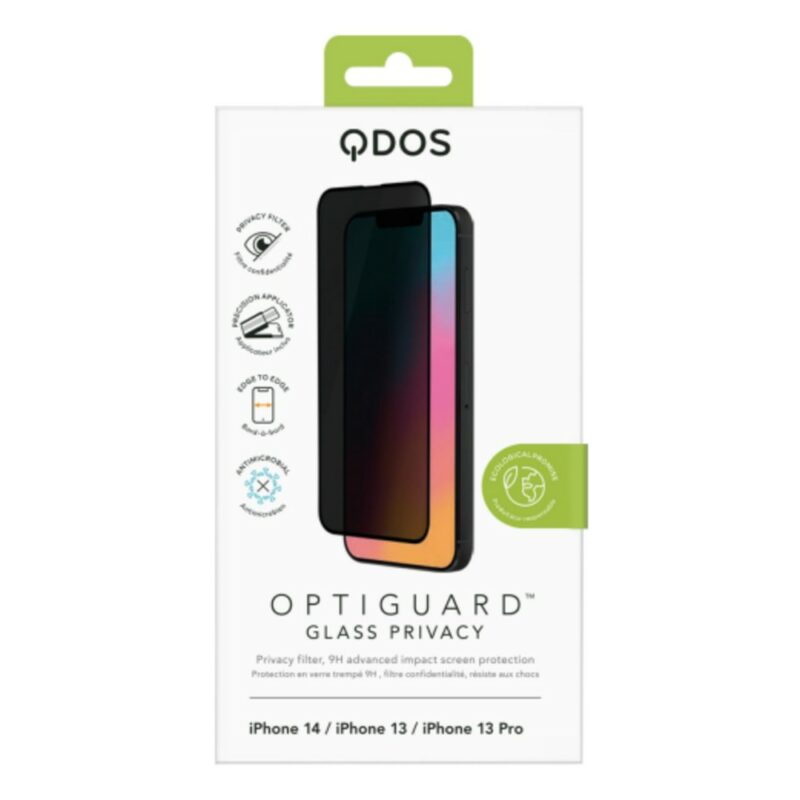 OptiGuard Curv Priv iP13/13Pro verre  trempé incurvé privé