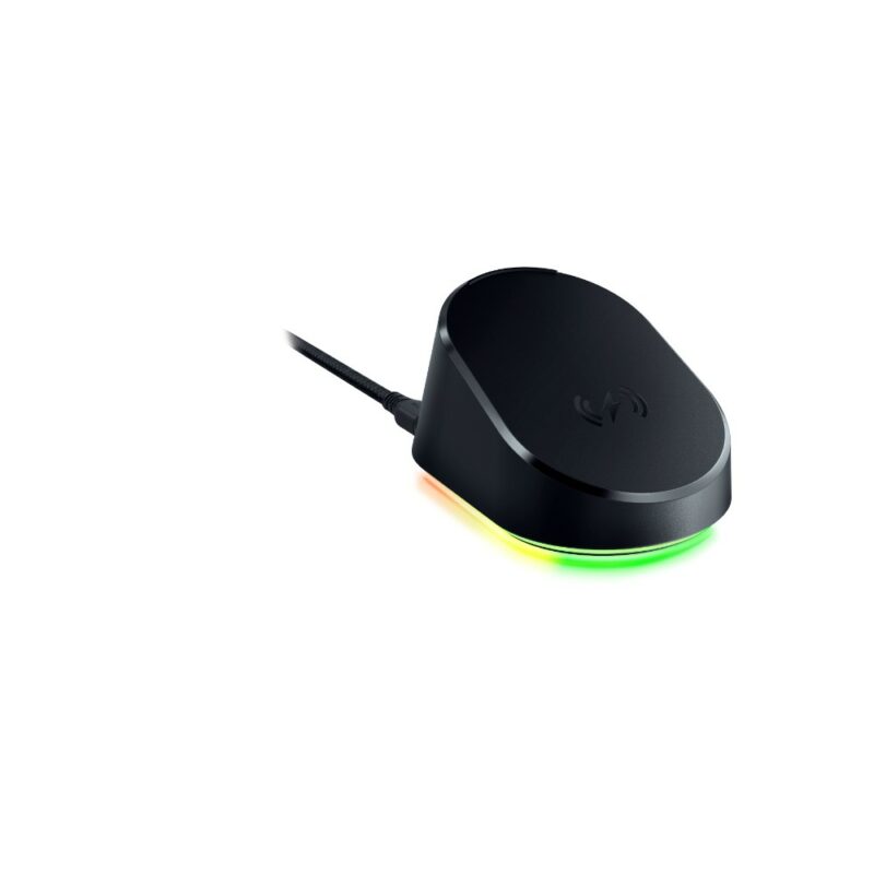 Pack : Souris gaming filaire (USB) Mouse Dock Pro + Station de charge Charging Puck - Noir