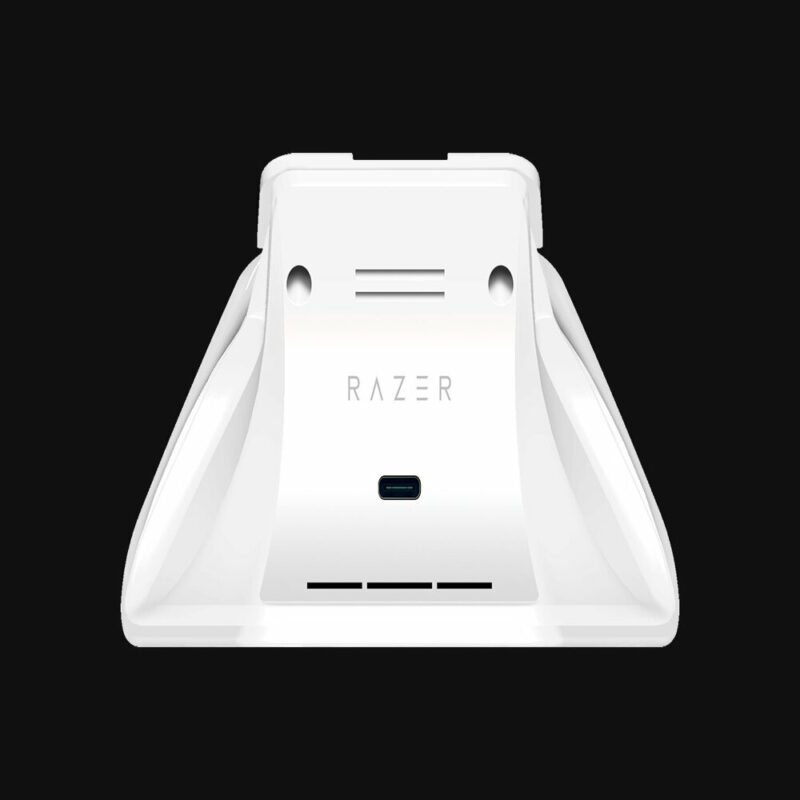 Chargeur (station de charge) rapide Robot White pour manettes de jeu Xbox - Blanc