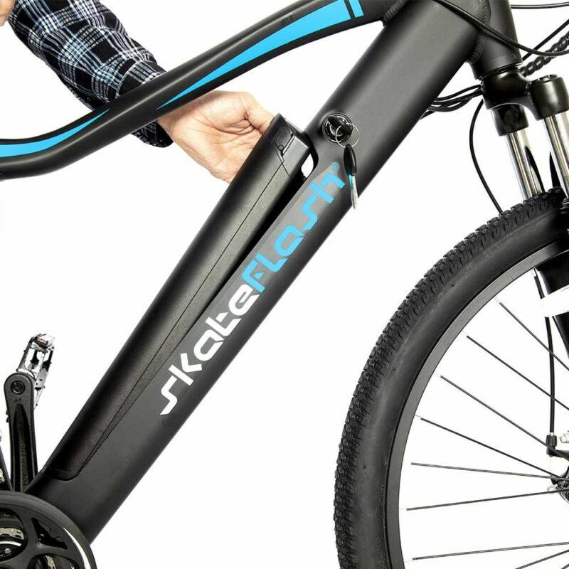 Vélo électrique 27,5" 25 Km/h MTB Sk Duster - Noir & Bleu