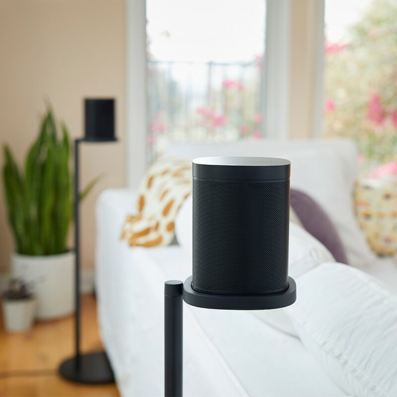 Supports (paire de pieds) pour enceintes Sonos One - Noir