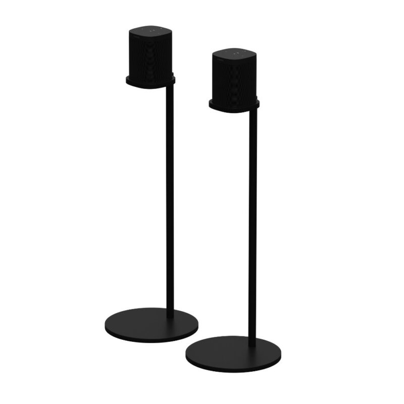 Supports (paire de pieds) pour enceintes Sonos One - Noir