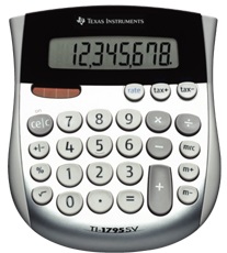 TI-1795 SV - Gris Calculatrice de bureau