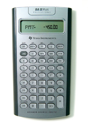 BA II PLUS PROFESSIONAL Calculatrice Financière