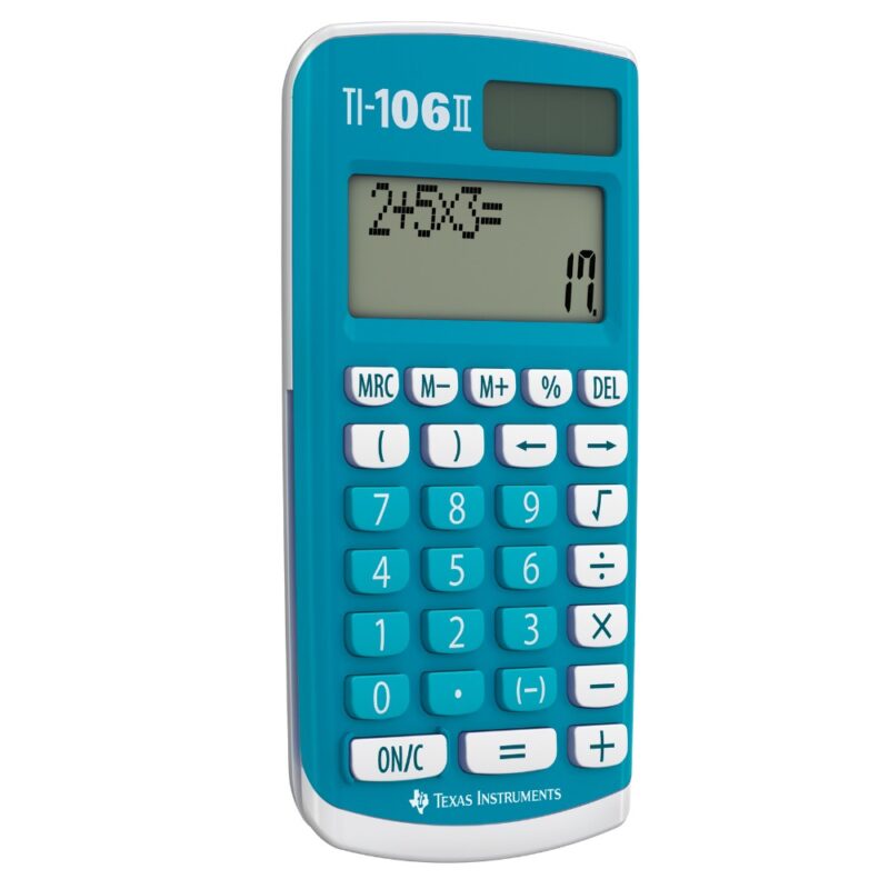 Calculatrice primaire de poche TI-106 II - Bleu